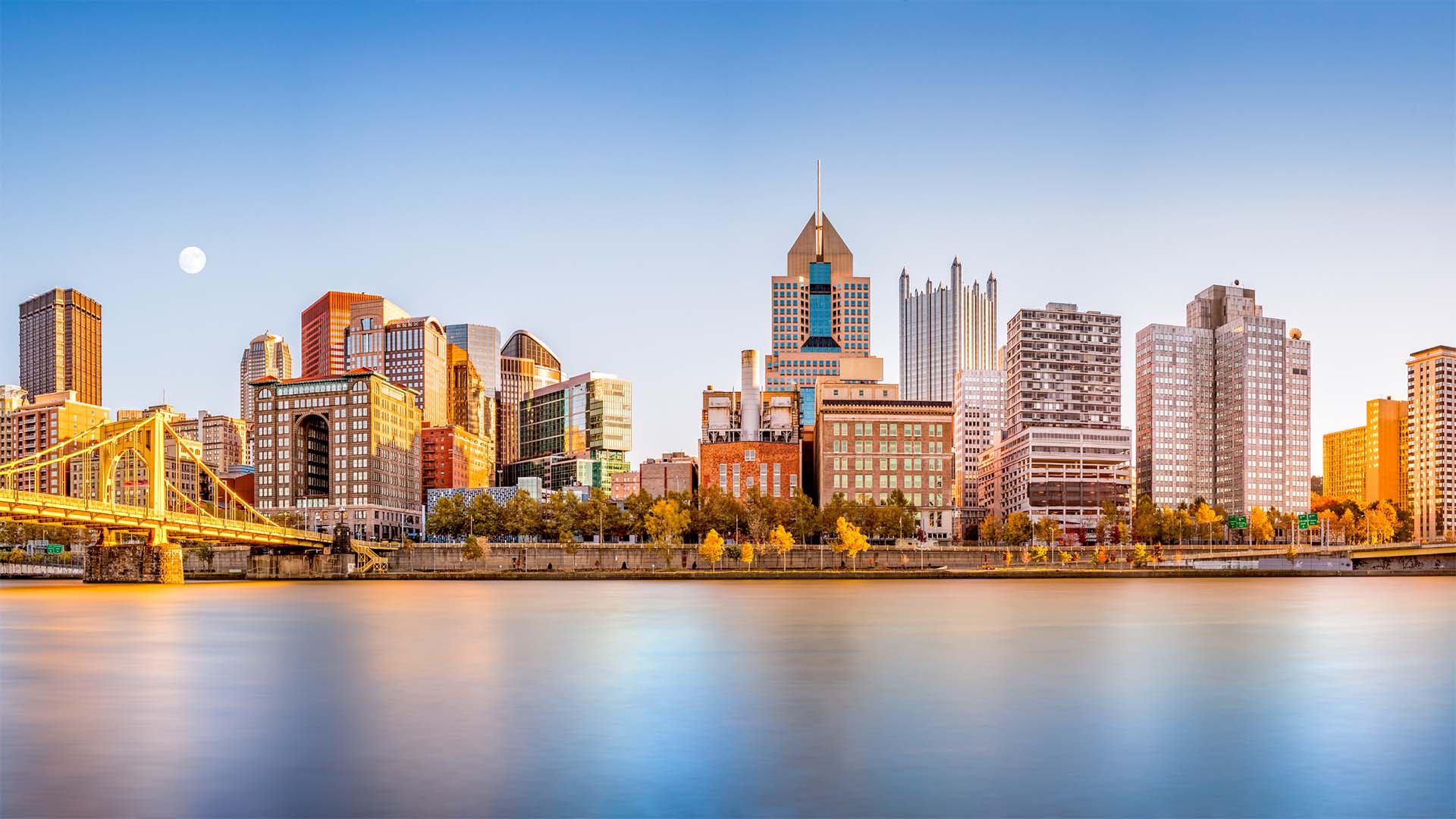 Get more from your property The Pittsburgh city skyline over the water.